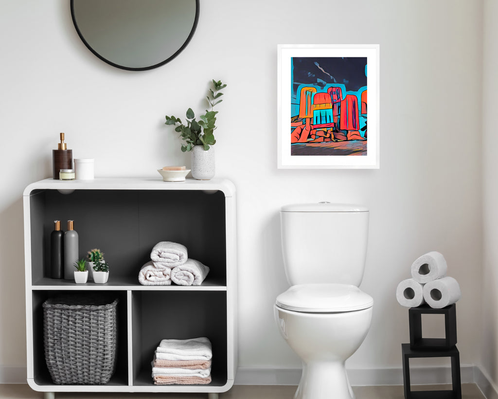 Decorating guide for bathroom walls